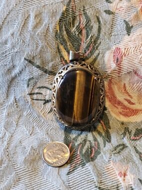 Tiger's Eye Oval Pendant